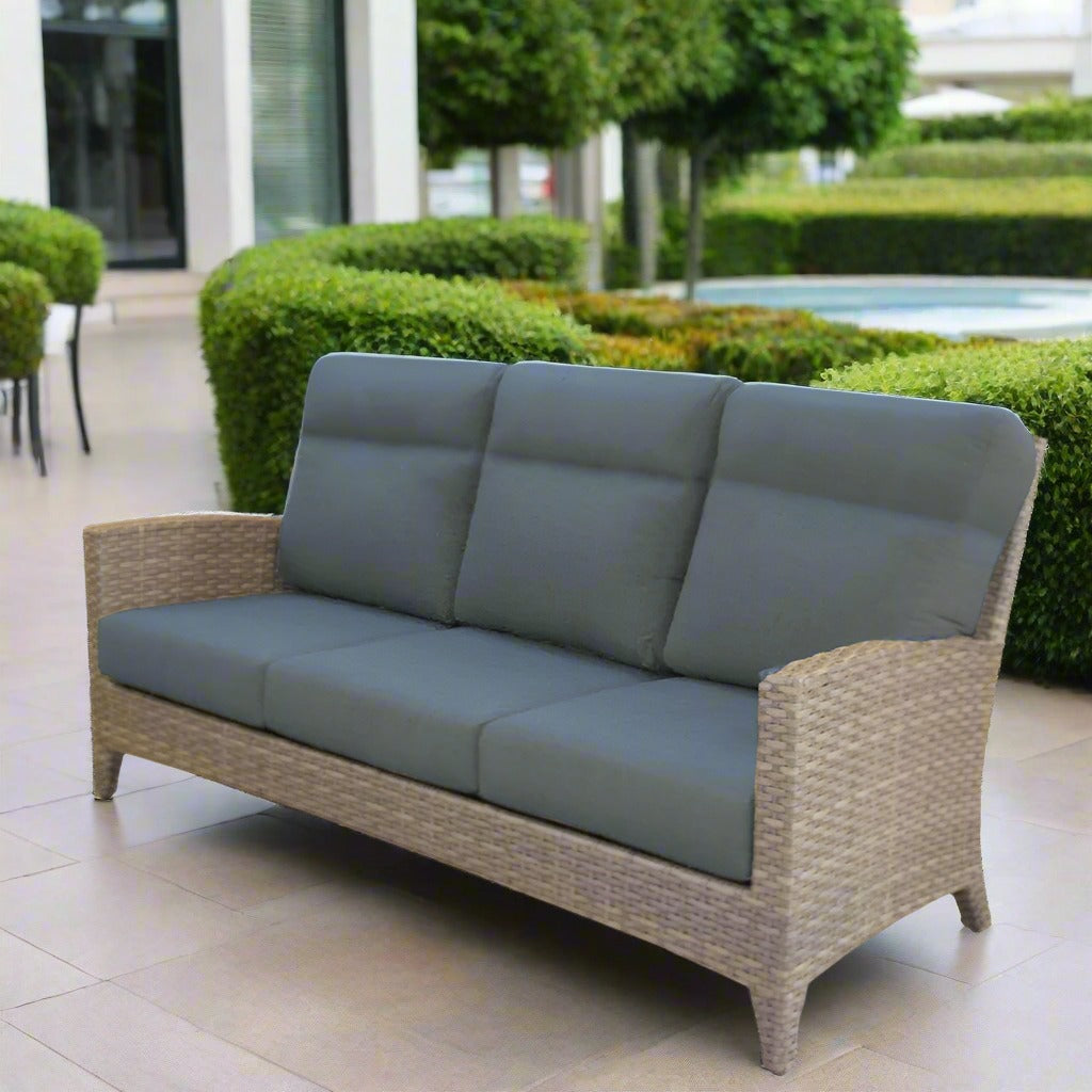 Replacement Cushions for Forever Patio Cavalier Wicker 3 Seat Sofa
