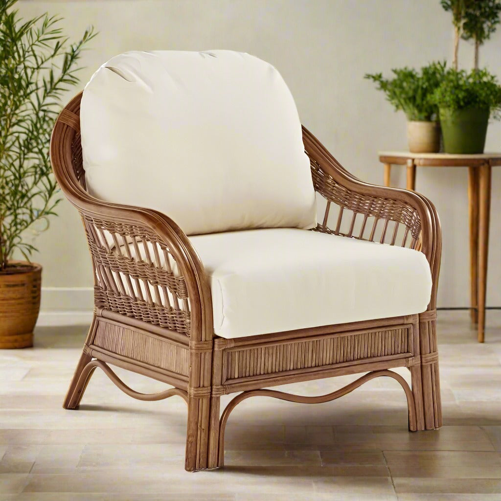 Replacement Cushions for South Sea Rattan Bermuda Lounge Chair