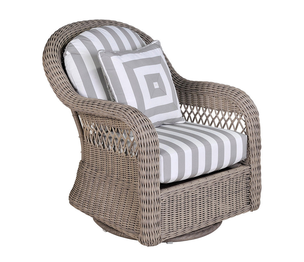 South Sea Rattan Arcadia Wicker Swivel Glider