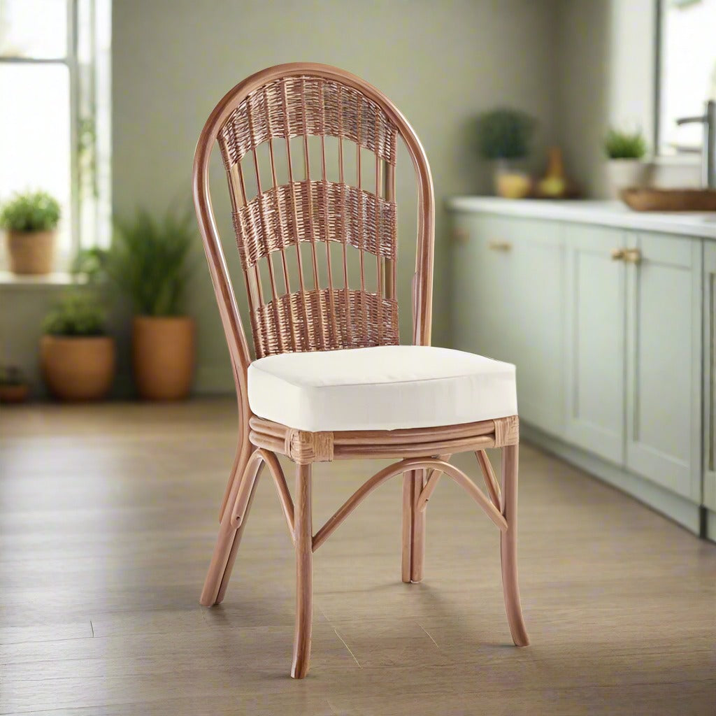 Replacement Cushions for South Sea Rattan Bermuda Dining Side Chair