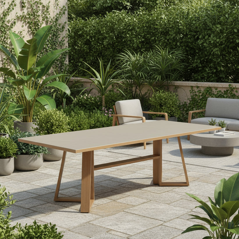 Lloyd Flanders Pursuit 86" Rectangular Dining Table