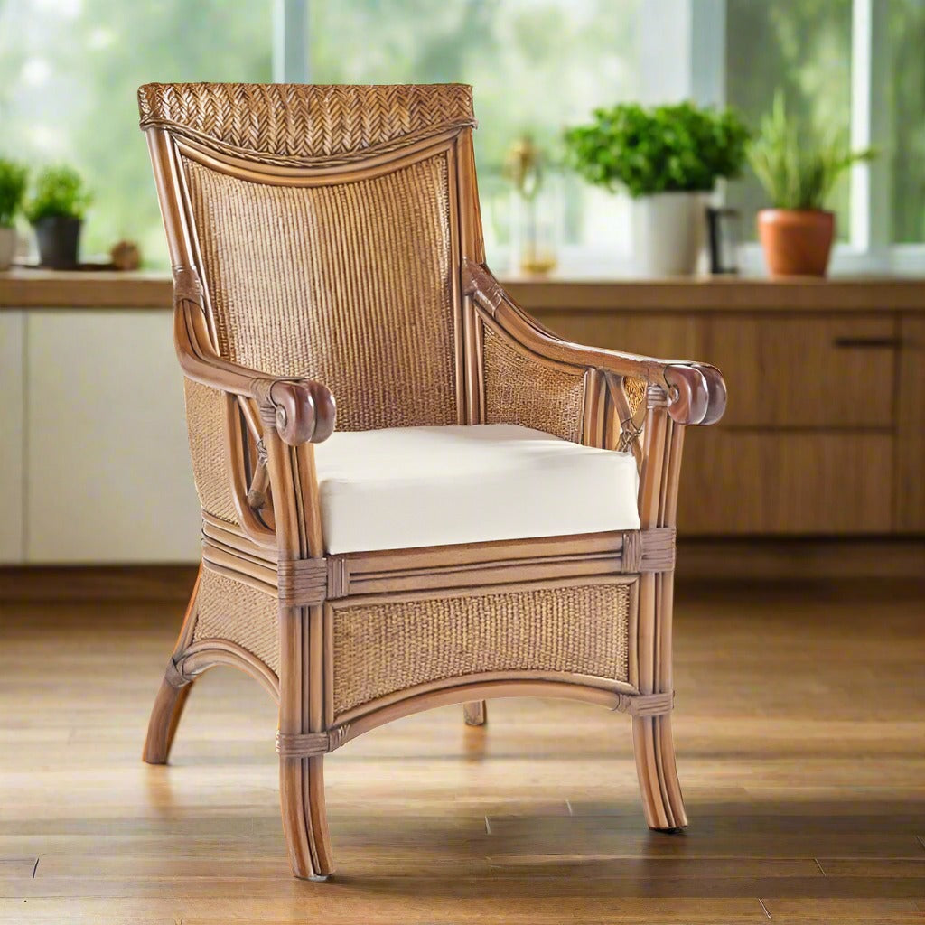 Replacement Cushions for South Sea Rattan Pacifica Dining Arm Chair