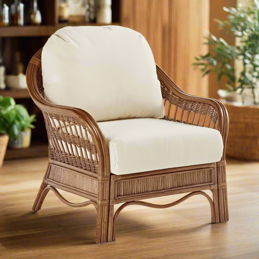 Replacement Cushions for South Sea Rattan Bermuda Lounge Chair