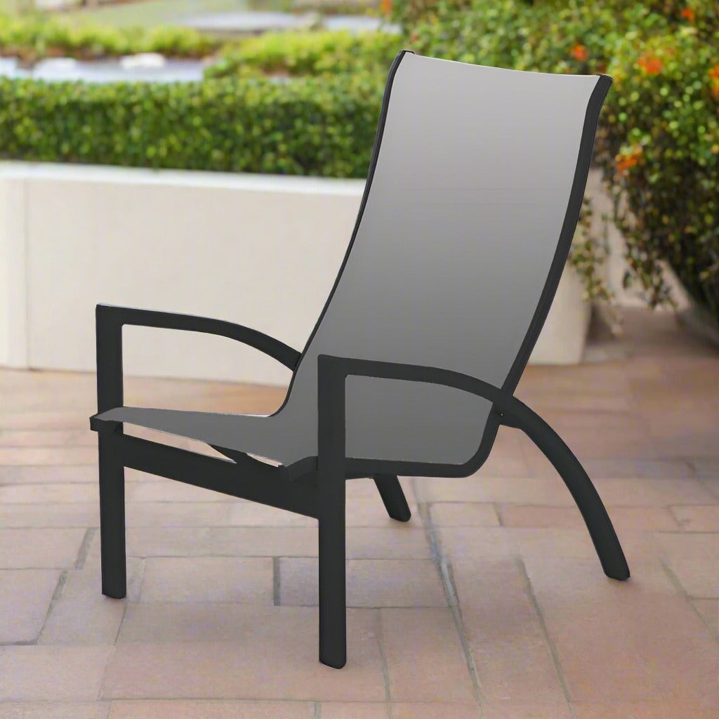 Telescope Casual Kendall Sling Stacking Chat Height Chair