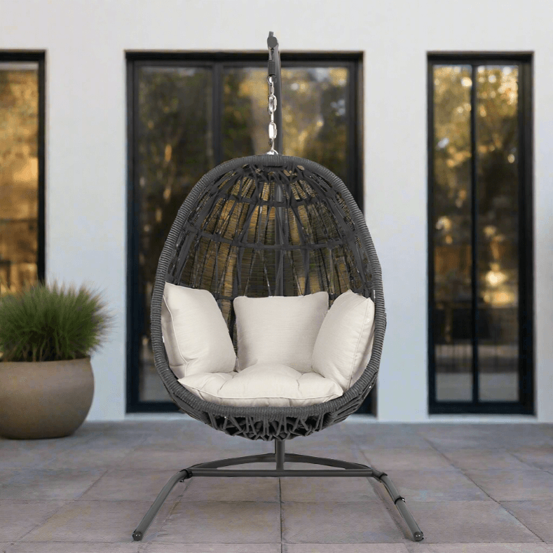 Sunset West Milano Hanging Chair + Milano End Table