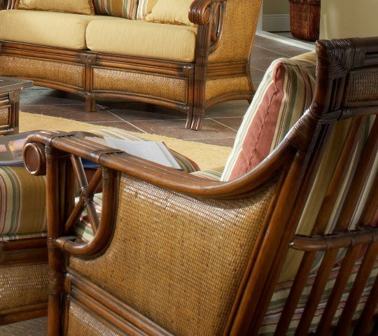 South Sea Rattan Pacifica Indoor Wicker Lounge Chair