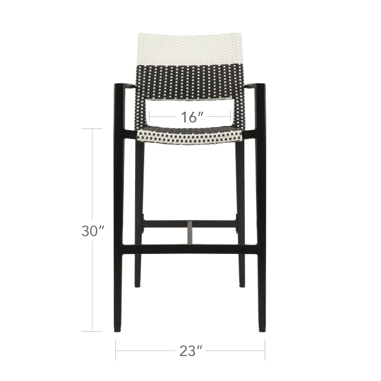 DecoScape Chloe Stackable Bar Arm Chair