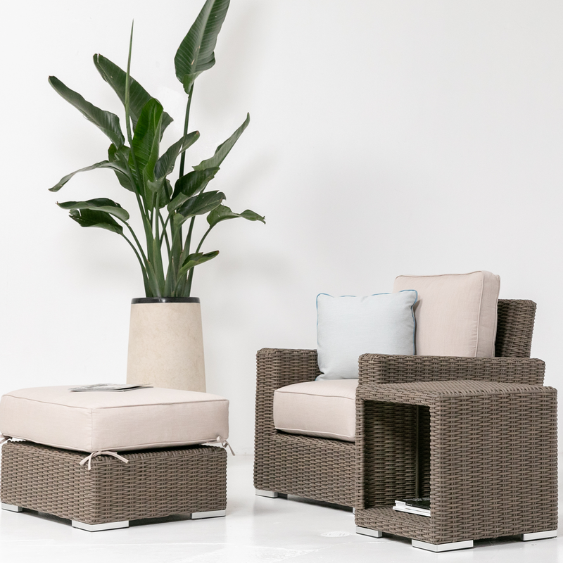 Sunset West Coronado Ottoman With Cushions