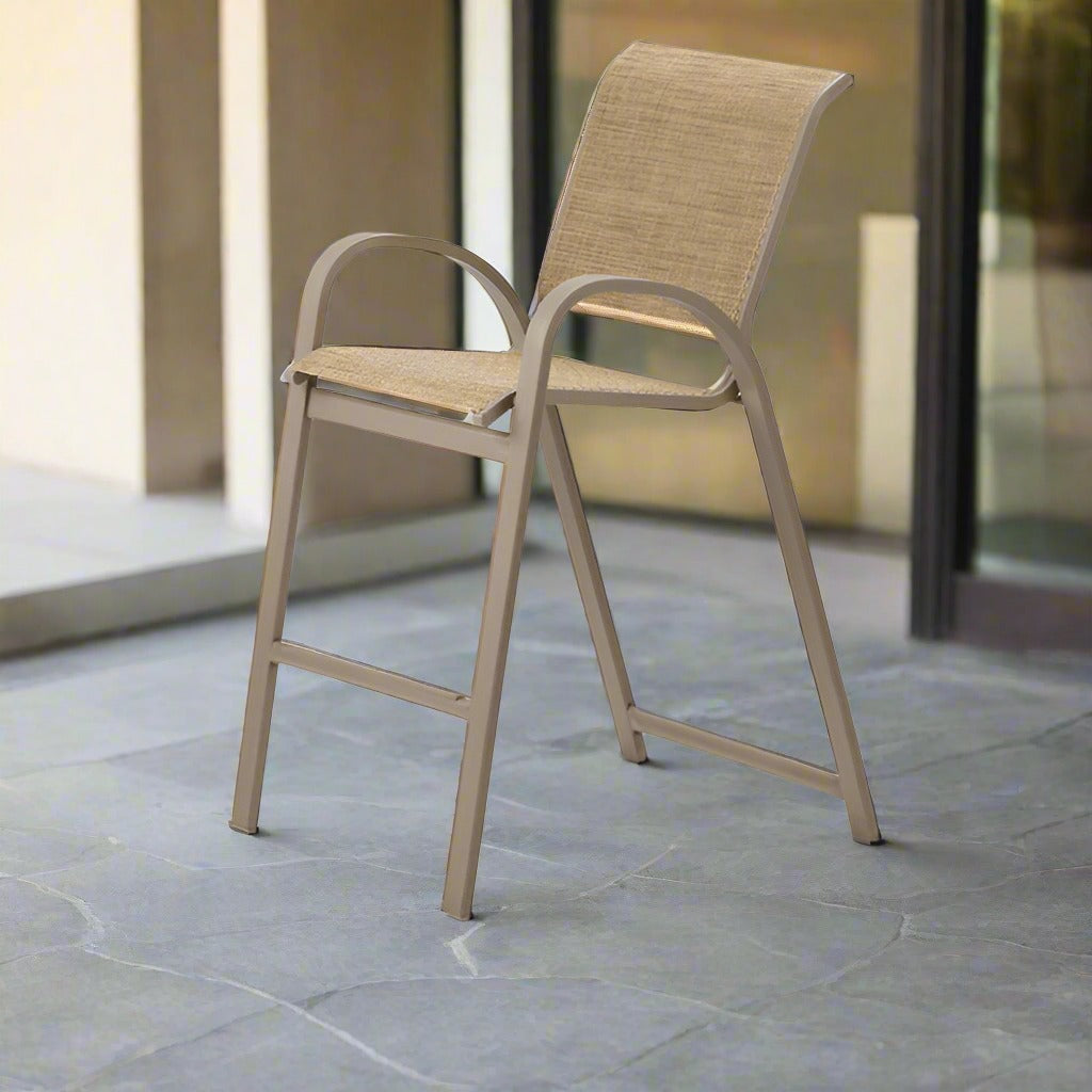 Telescope Casual Aruba II Sling Bar Height Stacking Cafe Chair