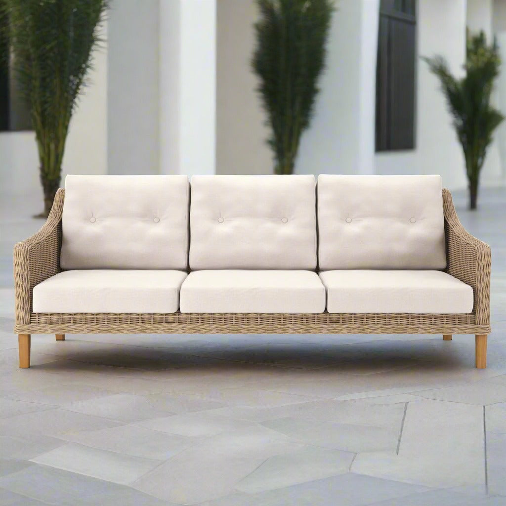Forever Patio Carlisle Wicker 3 Seat Sofa