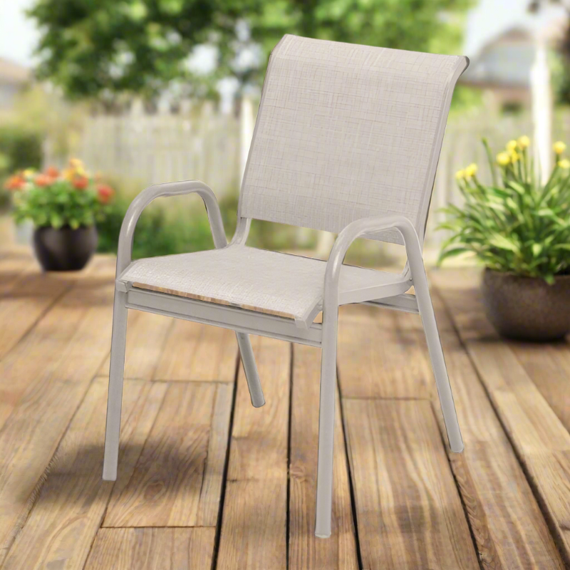 Telescope Casual Gardenella Sling Aluminum Outdoor Stacking Bistro Chair