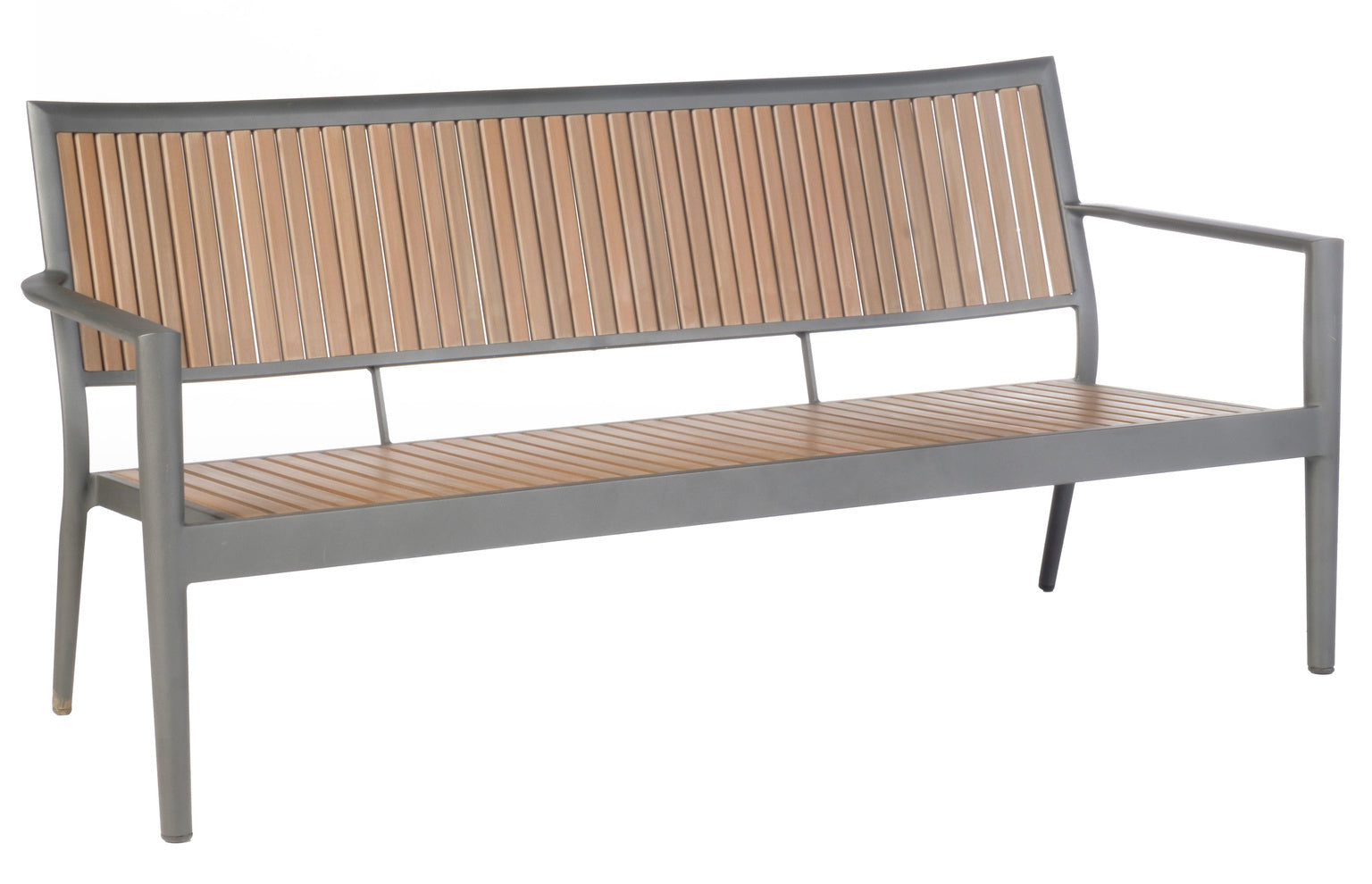 Alfresco Home Penelope All-Weather HDPE and Aluminum Outdoor Sofa