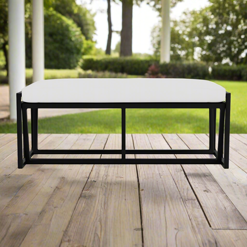 Lloyd Flanders Summit Loveseat Ottoman