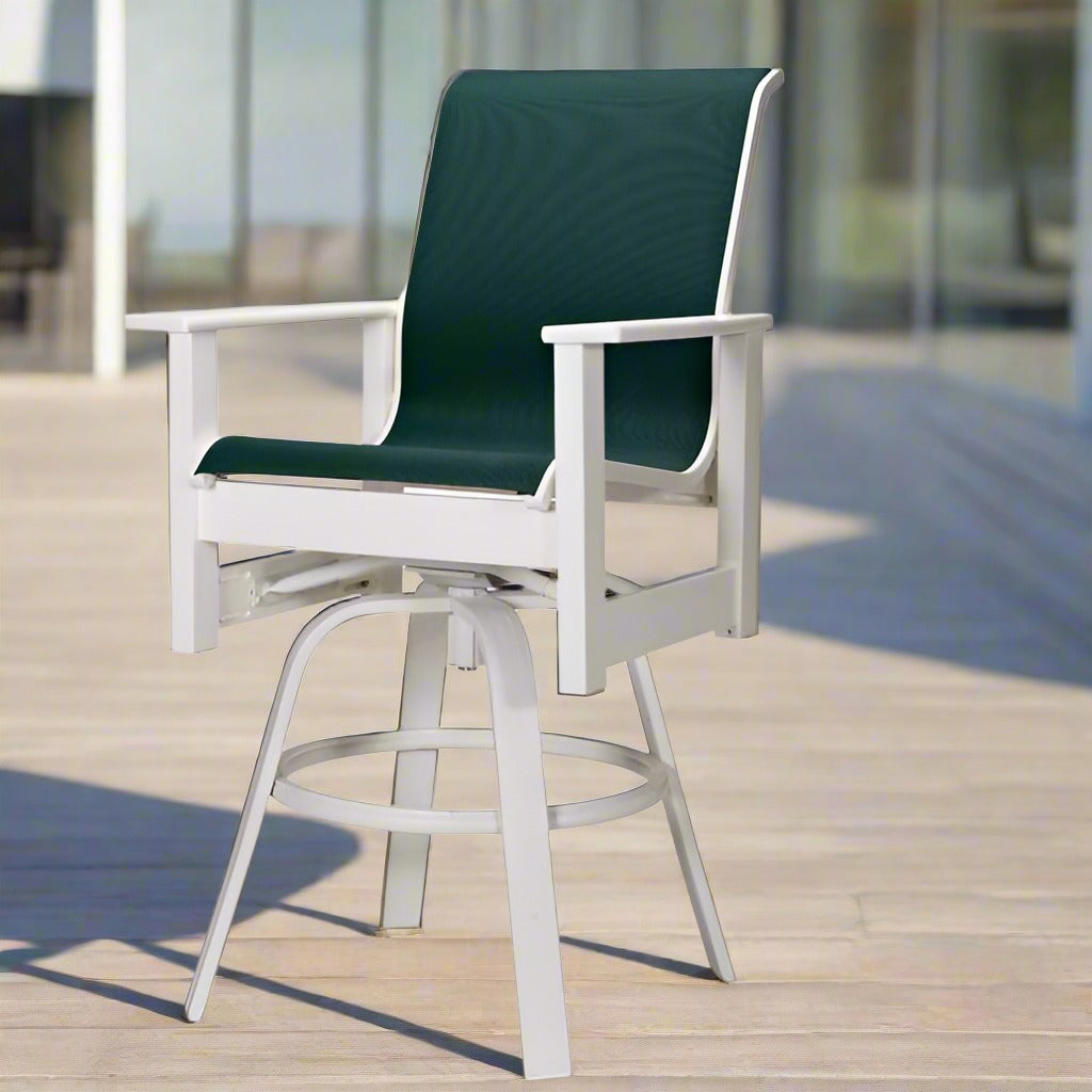 Telescope Casual Leeward MGP Sling Bar Height Swivel Arm Chair