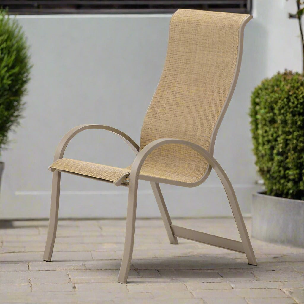 Telescope Casual Aruba II Sling Supreme Stacking Arm Chair