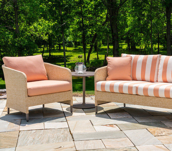 Lloyd Flanders Verona Wicker 3 Piece Loveseat Set