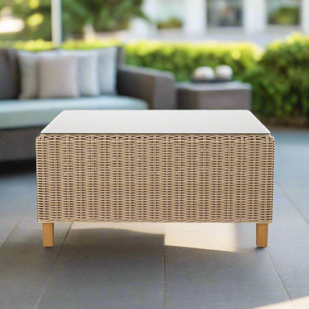 Forever Patio Carlisle Woven Wicker Coffee Table