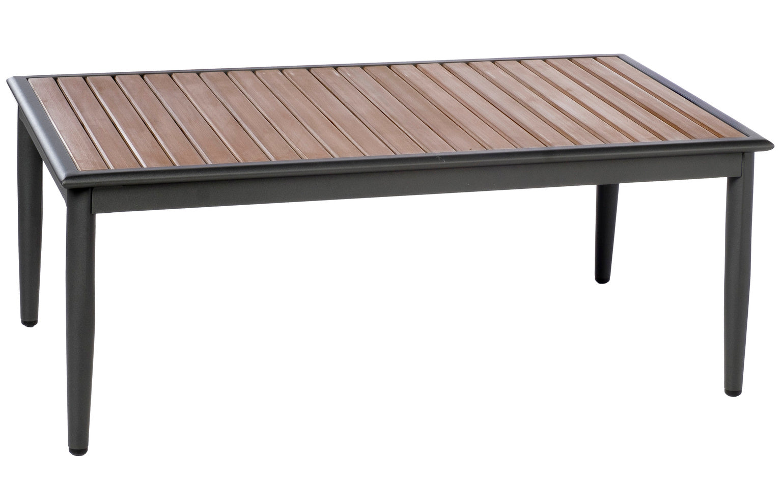 Alfresco Home Oden All-Weather HDPE and Aluminum 45'' Rectangular Coffee Table