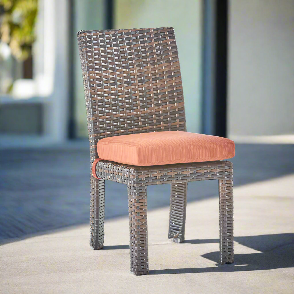 Replacement Cushions for South Sea Rattan Saint Tropez Wicker Dining Side Chair