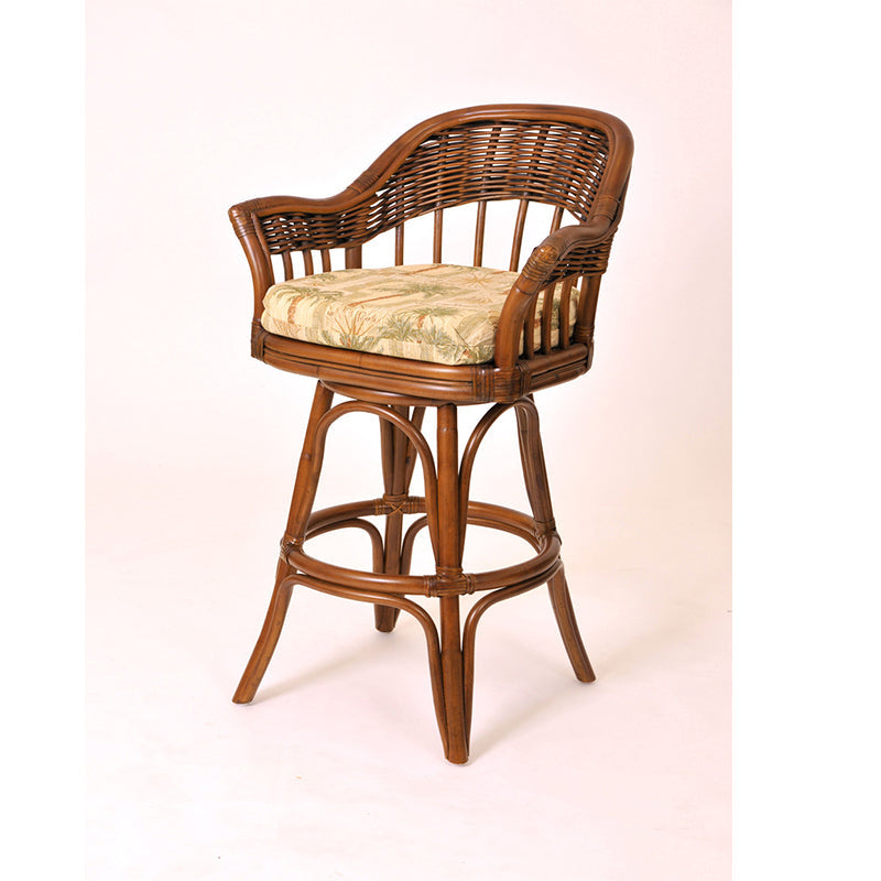 Alexander & Sheridan Bridgeport Rattan Indoor 30" Bar stool