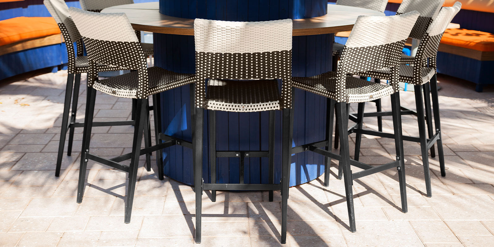DecoScape Chloe Stackable Bar Side Chair