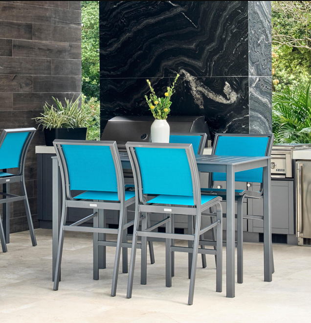 Telescope Casual Kendall Sling Stacking Balcony Height Cafe Chair