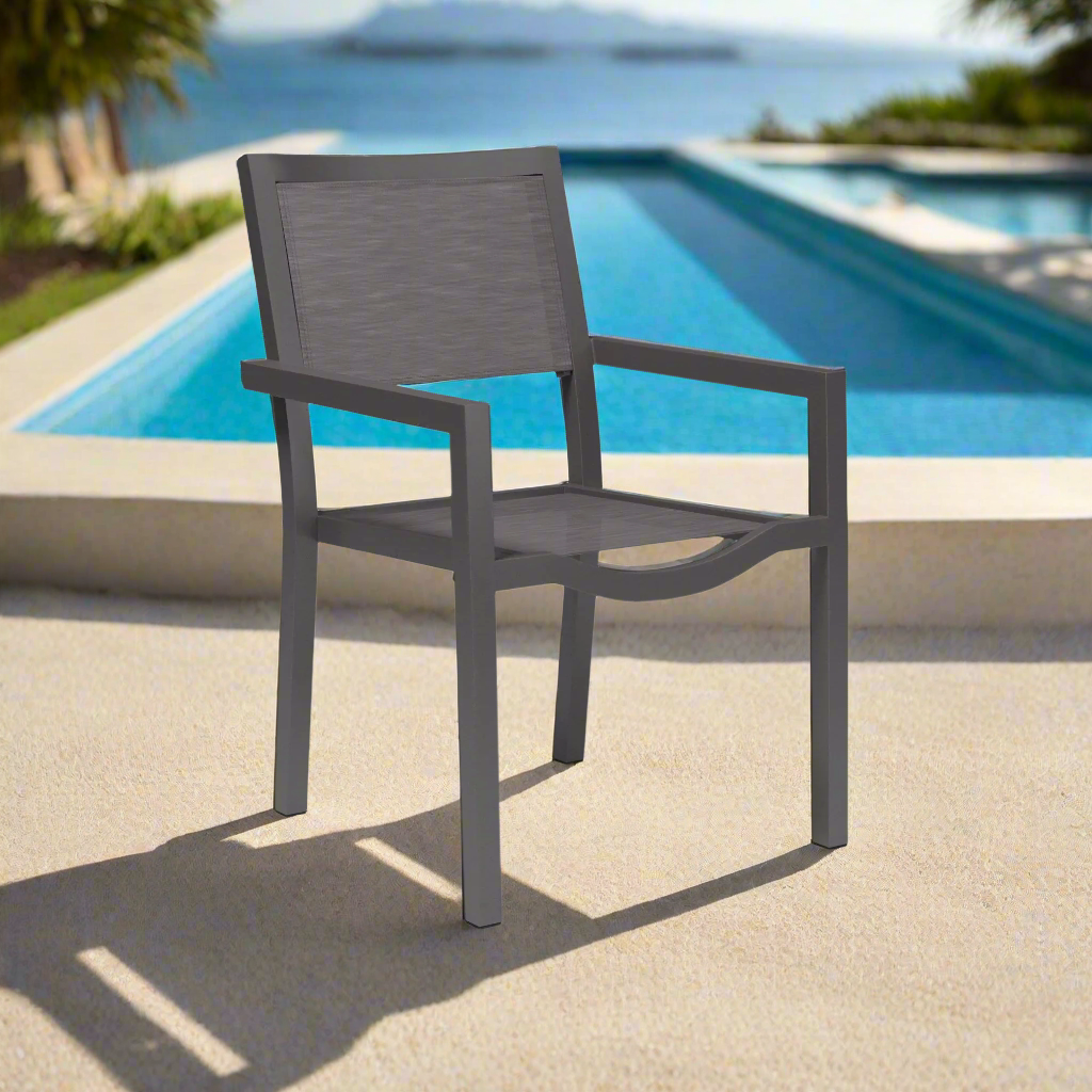 Sunset West Vegas Stackable Sling Dining Chair