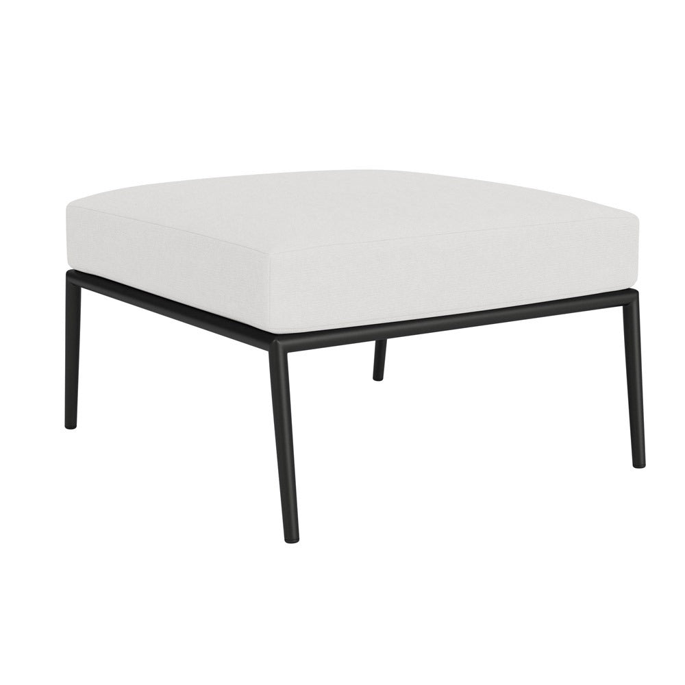 Lloyd Flanders Escape Aluminum Ottoman