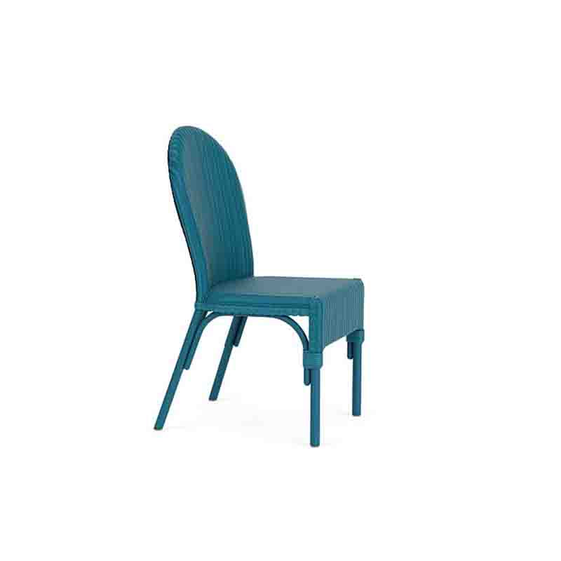 Teal chair on a white background