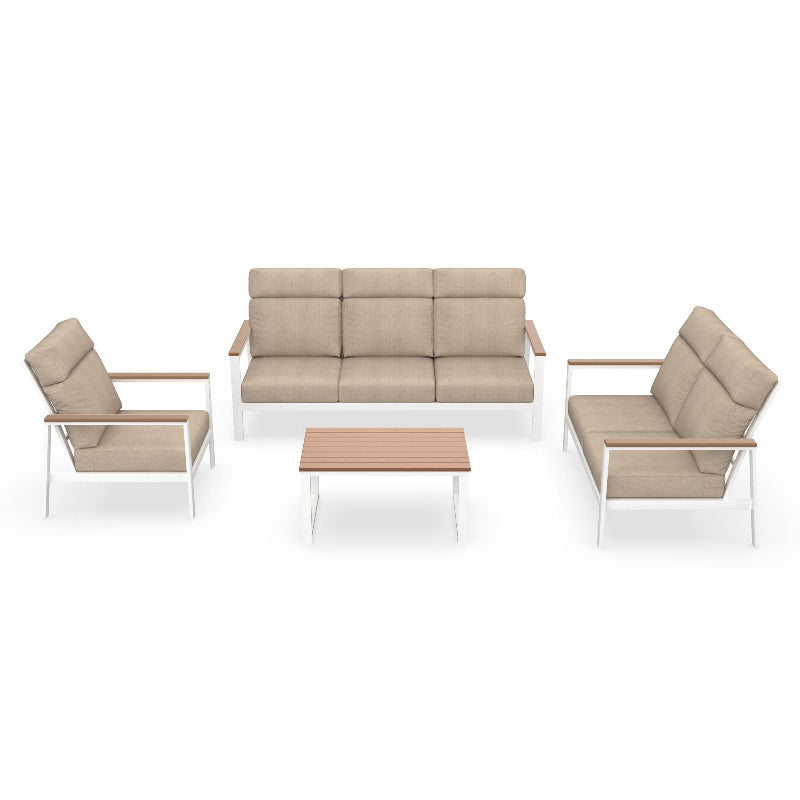 NorthCape International Ashford 4-Piece Lounge Patio Set