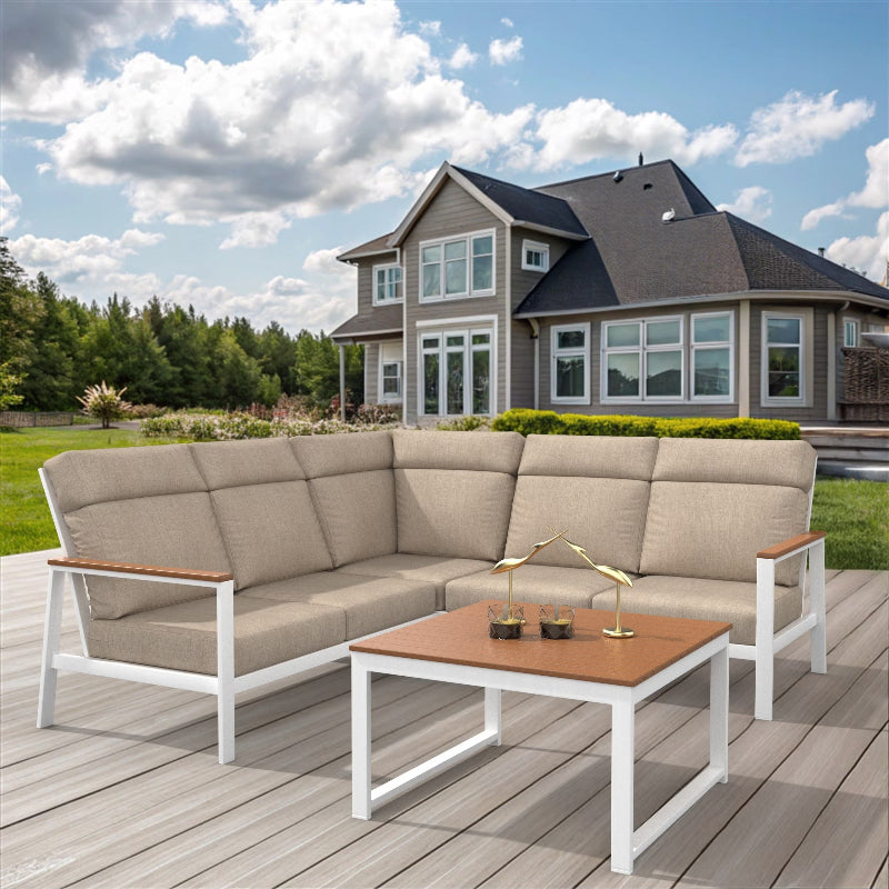 NorthCape International Ashford Patio 3-Piece Sectional Set