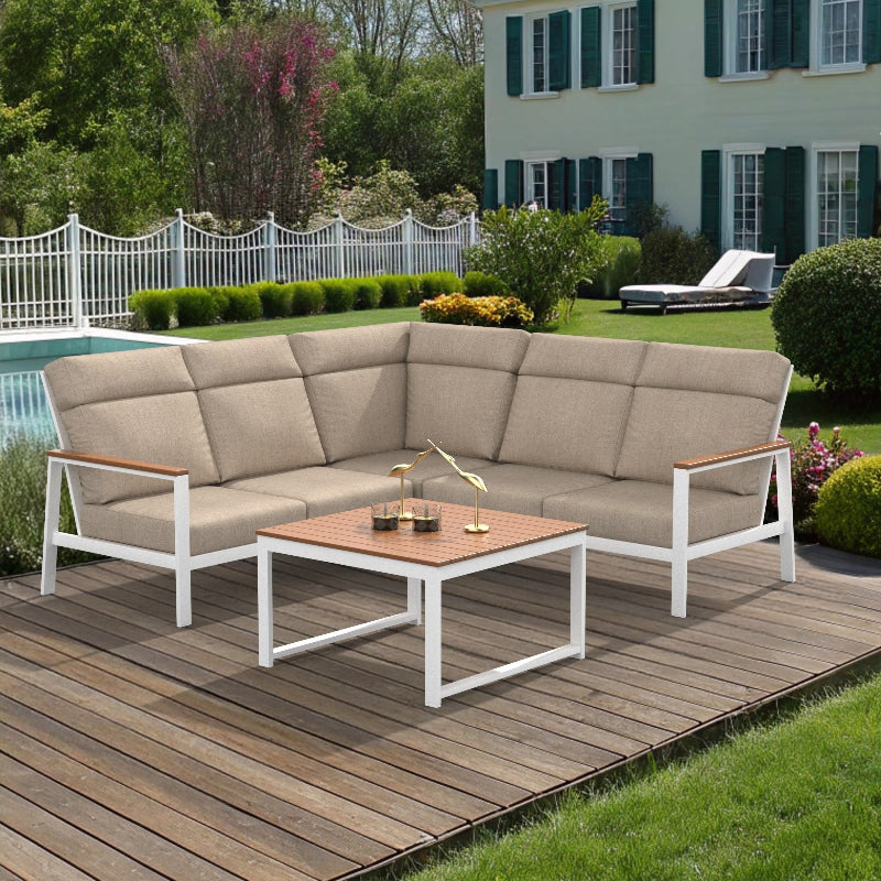 NorthCape International Ashford Patio 3-Piece Sectional Set