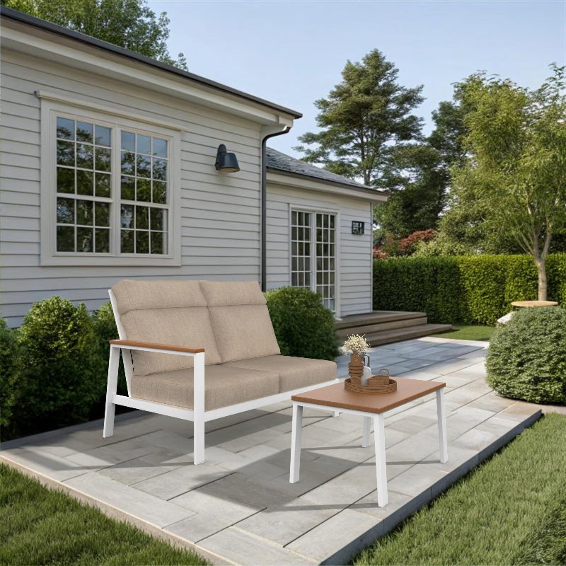 NorthCape International Ashford Patio Sectional Right Arm Loveseat
