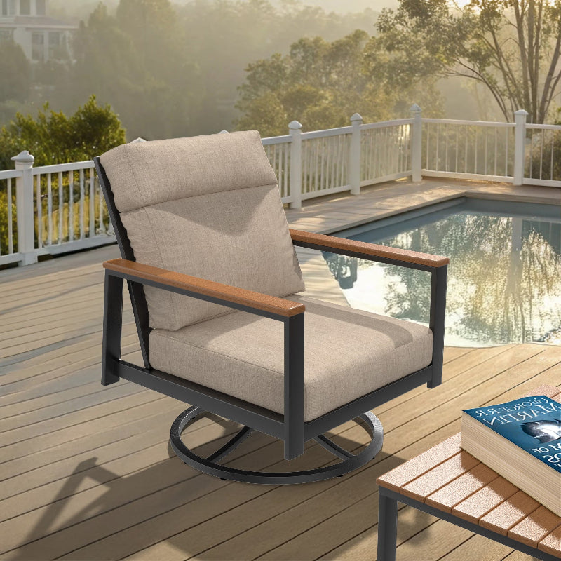 NorthCape International Windsor Patio Swivel Rocking Chair