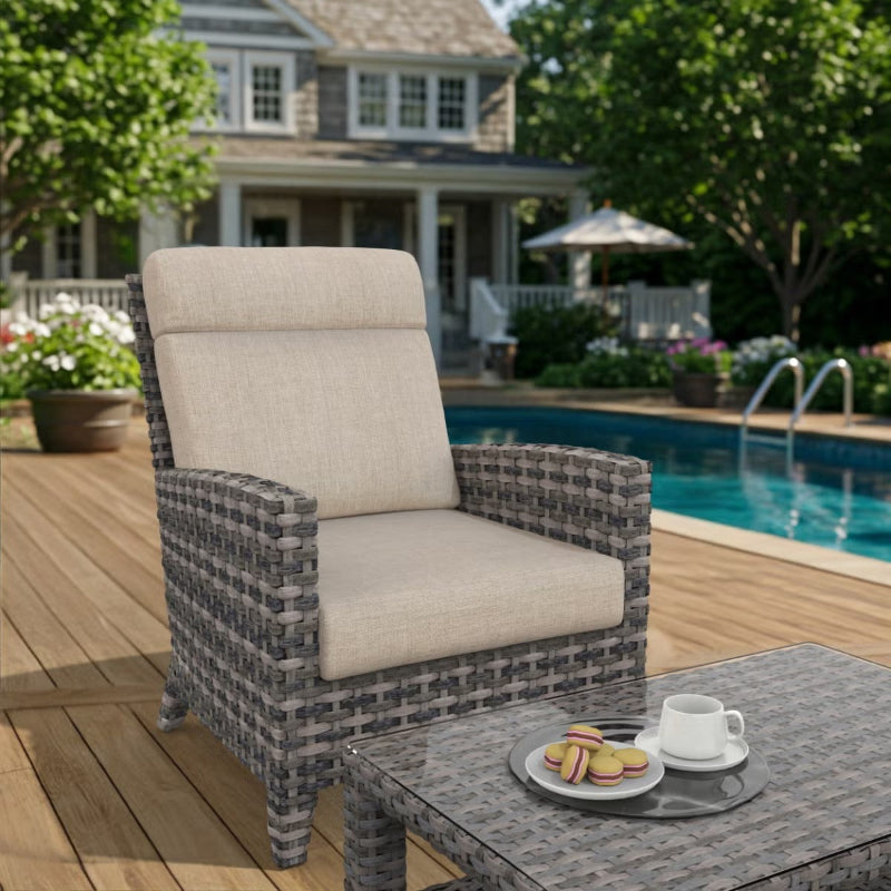 Forever Patio Cavalier Wicker Lounge Chair