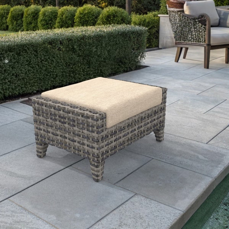Forever Patio Cavalier Wicker Rectangular Ottoman