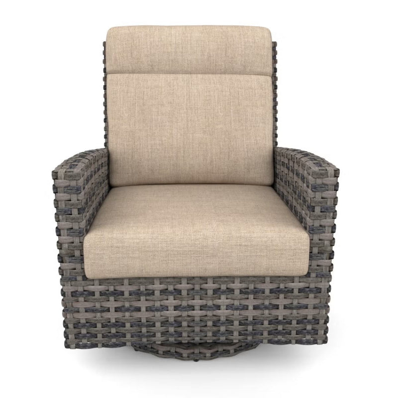 Forever Patio Cavalier Wicker High Back Swivel Rocking Chair