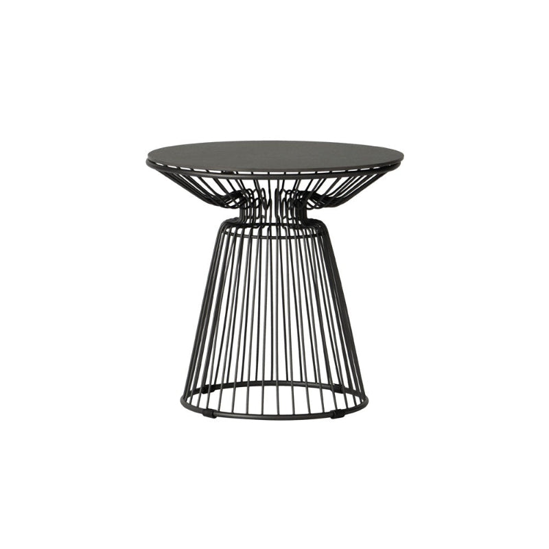 Lloyd Flanders Escape Aluminum 18" Round End Table