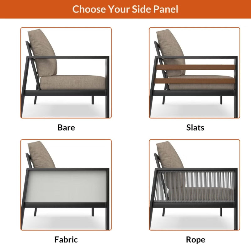 Forever Patio Hanover Sectional Right Arm Loveseat