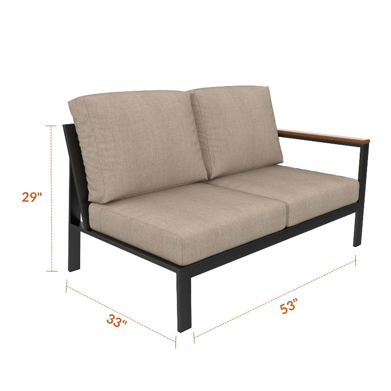 Forever Patio Hanover Sectional Left Arm Loveseat