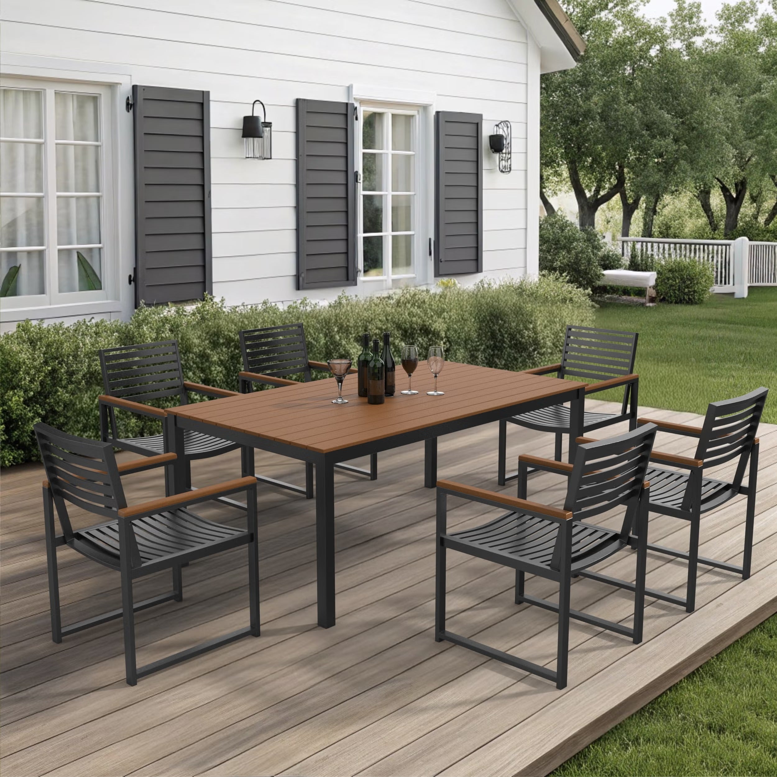 Forever Patio Hanover 6-Seater Patio Dining Set