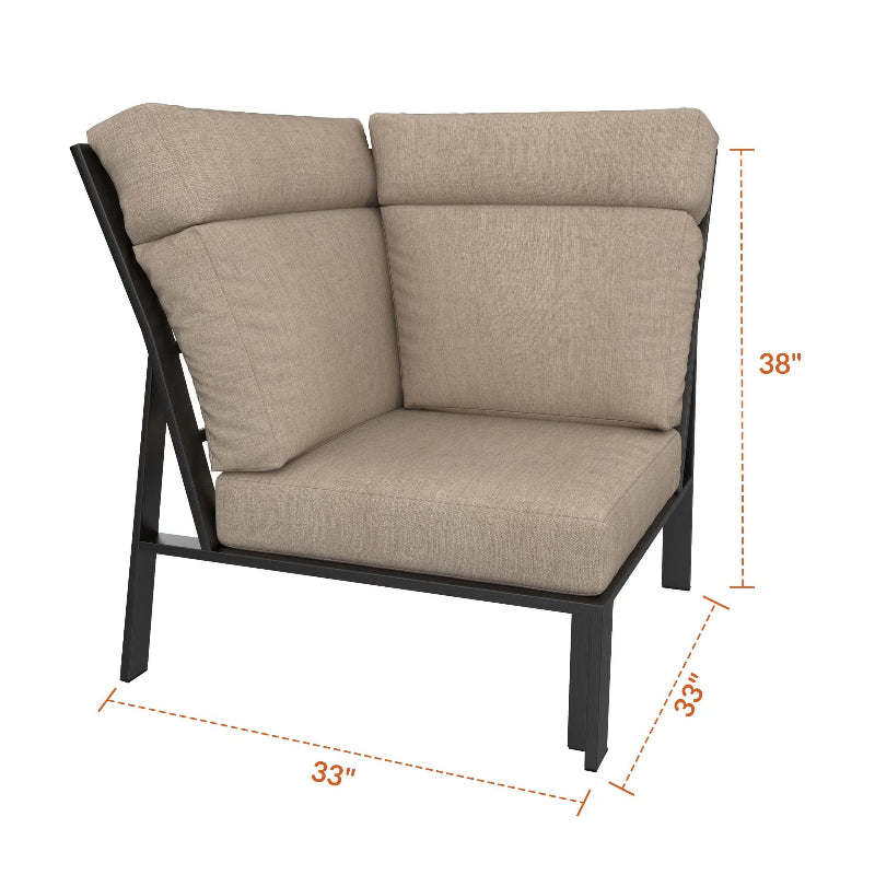NorthCape International Windsor Patio Sectional 90 Degree Corner Chair