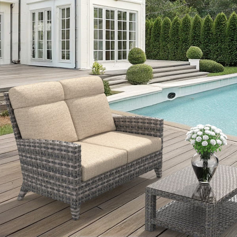 Forever Patio Cavalier Wicker Loveseat