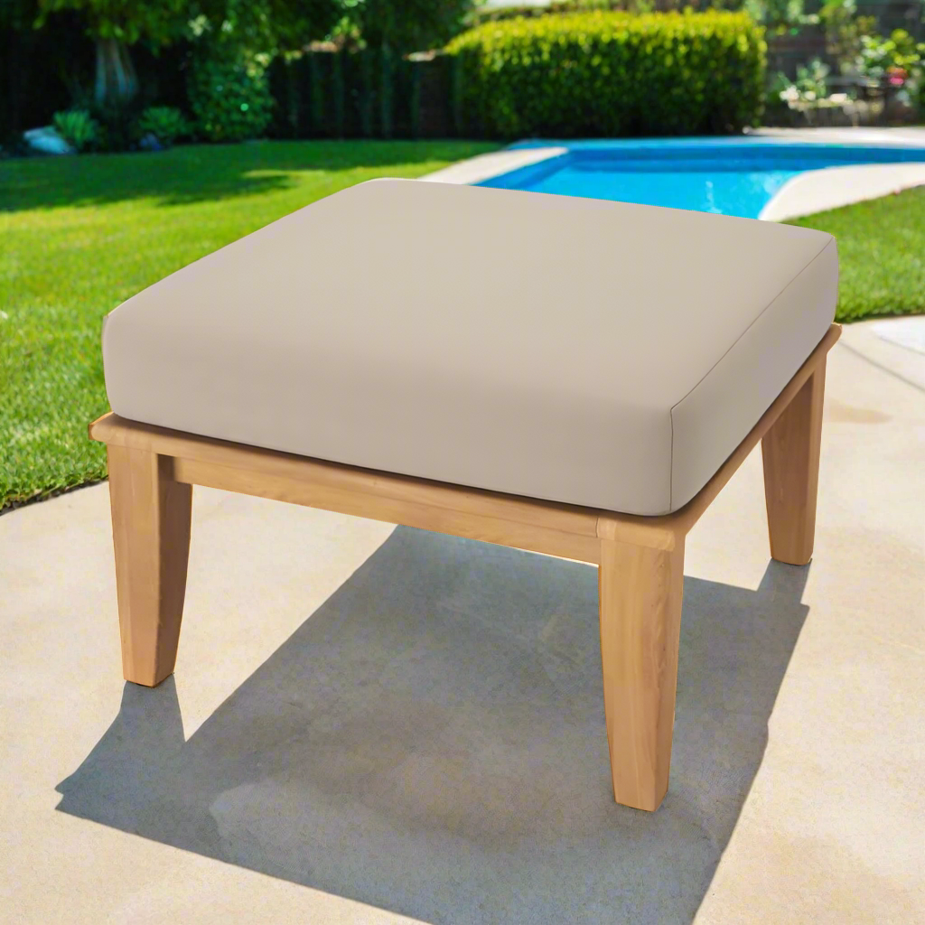 Forever Patio Laguna Teak Ottoman by NorthCape International