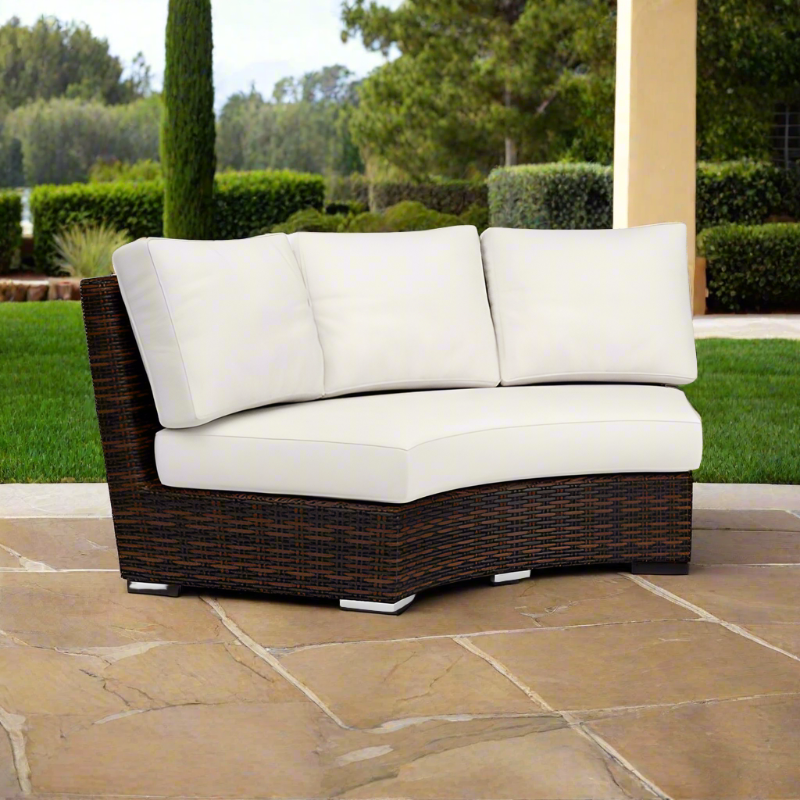 Sunset West Montecito Curved Loveseat