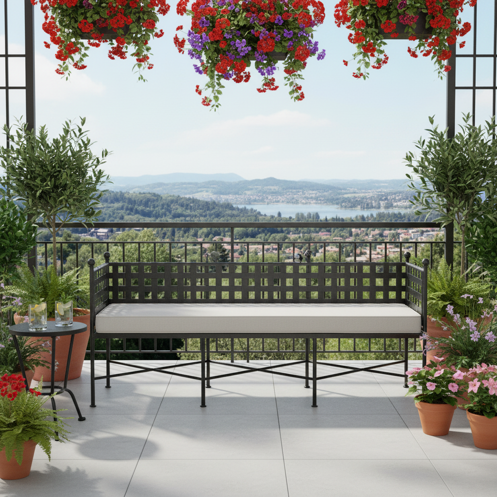 Sunset West Provence Bench