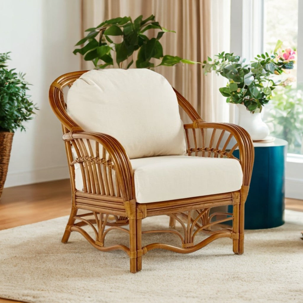 South Sea Rattan Palm Harbor Indoor Lounge Chair