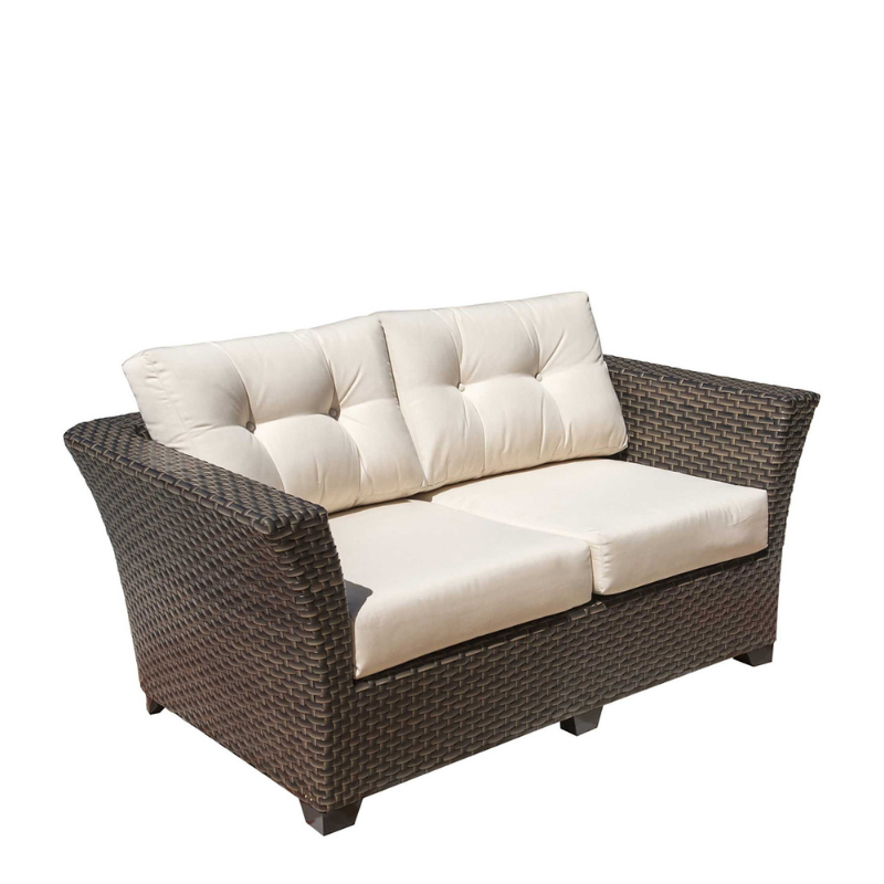 Hospitality Rattan Fiji Loveseat with Cushions - Discontinued