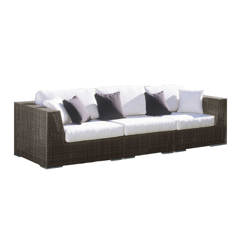 Hospitality Rattan Soho Sofa 3 PC Set Deep Seating Group