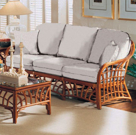 Side of the South Sea Rattan New Kauai Indoor Sofa Image